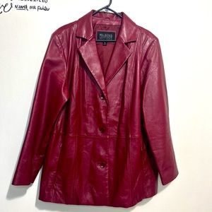 Wilson’s Leather Vintage Leather Jacket Blazer 1X